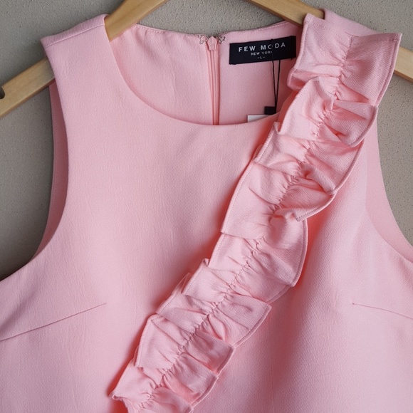 Few Moda Frill-Trimmed Mini Dress - Picture 6 of 7